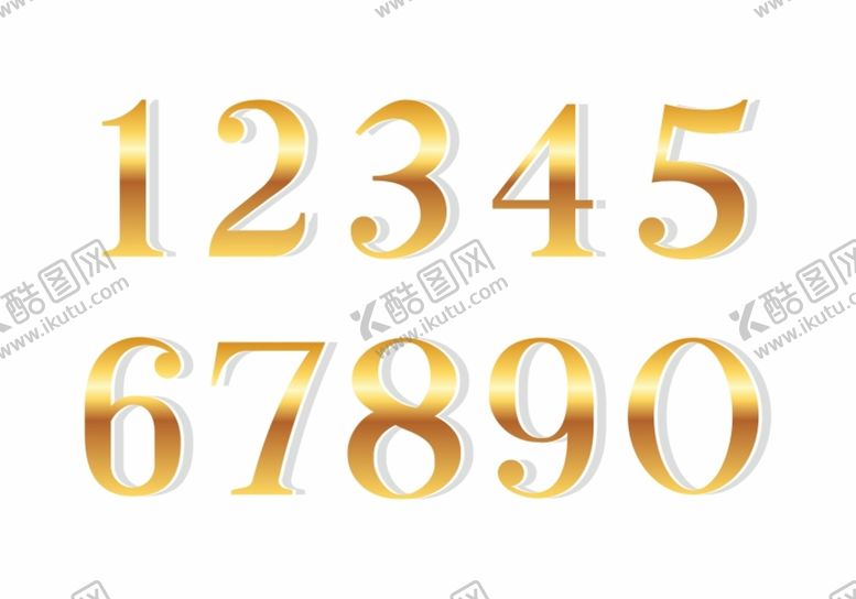 编号：81466201301752457642【酷图网】源文件下载-金色数字