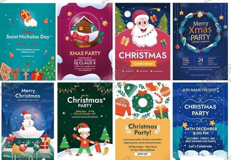 编号：38317711020540067668【酷图网】源文件下载-圣诞主题海报设计