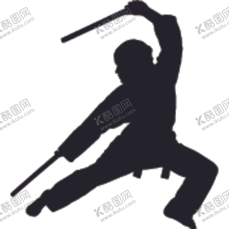 编号：69678004301848183969【酷图网】源文件下载-武术格斗剪影