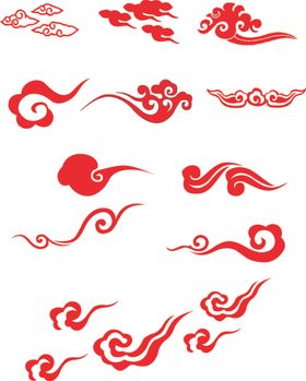 中国风祥云图案花纹底纹PNG复古古典古代