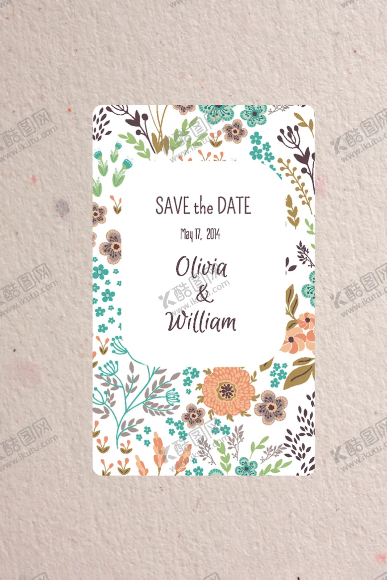 编号：65634509161631514872【酷图网】源文件下载-花草无缝背景海报