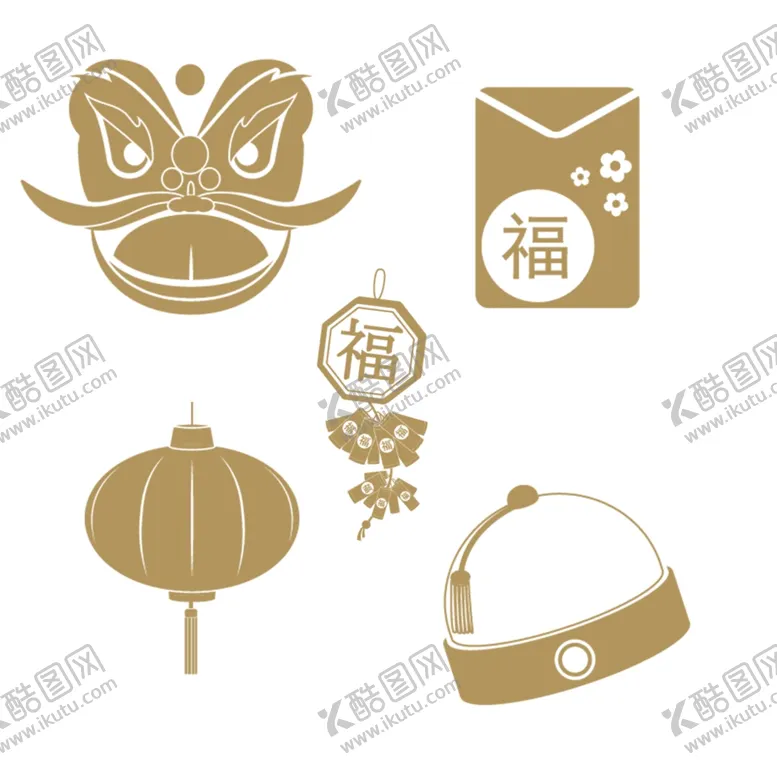 编号：58444912190935225683【酷图网】源文件下载-新年元素