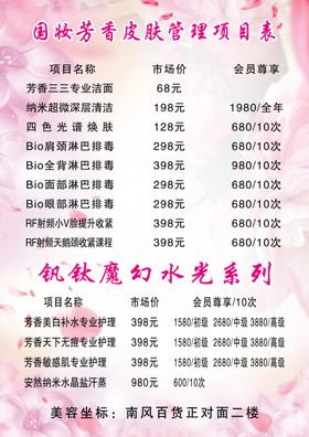 项目管理表
