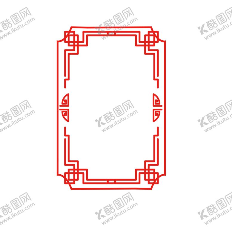 编号：18520309290259067226【酷图网】源文件下载-中国风花纹边框素材