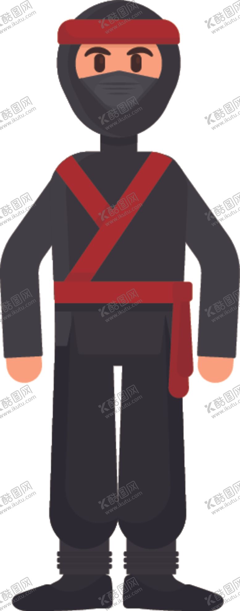 编号：76313205082019353073【酷图网】源文件下载-卡通忍者
