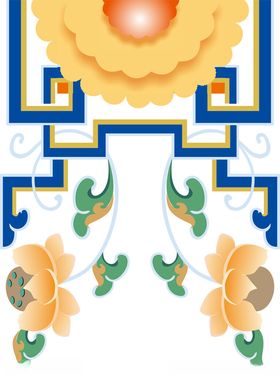 藏族蒙古族少数民族花纹