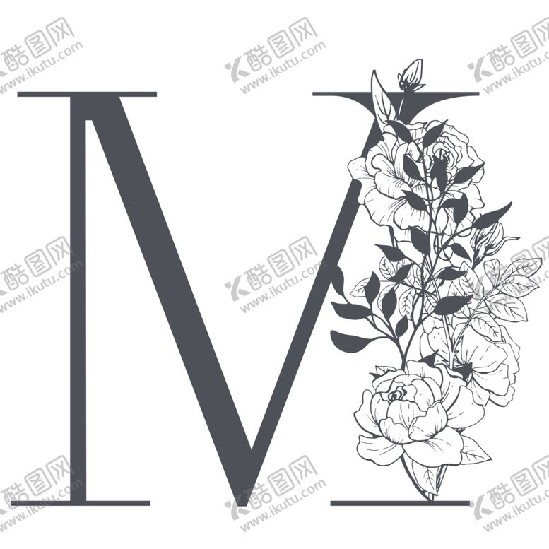 编号：28330609280337398348【酷图网】源文件下载-字母M