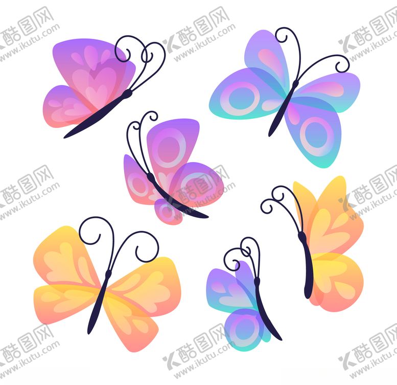 编号：87261904281009544409【酷图网】源文件下载-蝴蝶昆虫动物