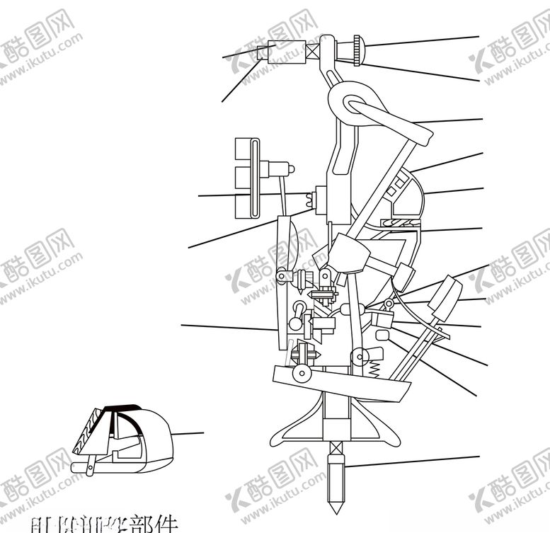 编号：67027107062304351026【酷图网】源文件下载-击弦机零部件钢琴配置图设计
