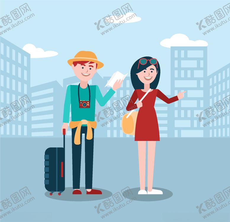 编号：87566810120706386045【酷图网】源文件下载-旅客游客