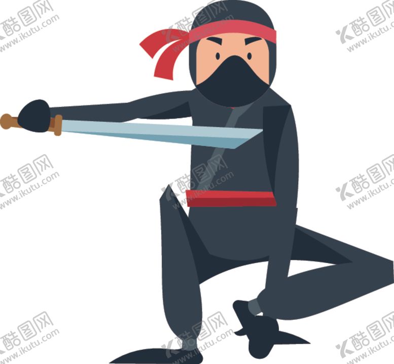 编号：20551103281109148018【酷图网】源文件下载-卡通忍者