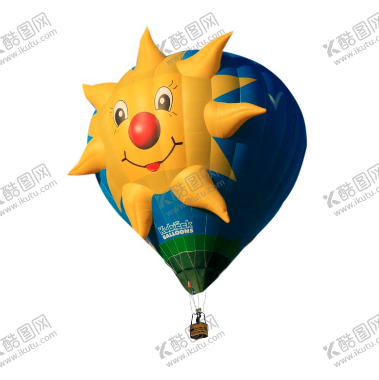 编号：57543009251733287544【酷图网】源文件下载-创意太阳热气球免扣素材