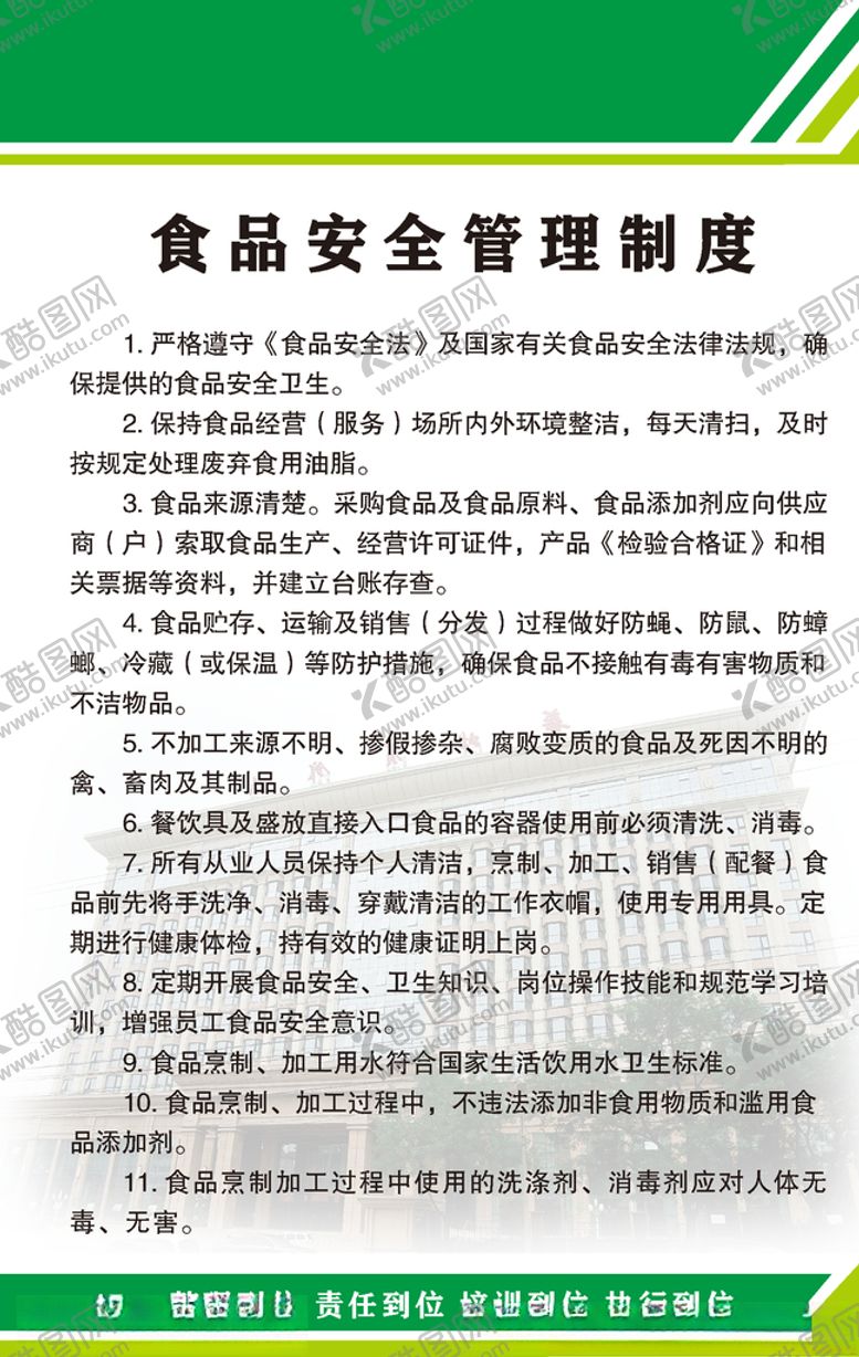 编号：94568609211757226277【酷图网】源文件下载-食品安全管理制度