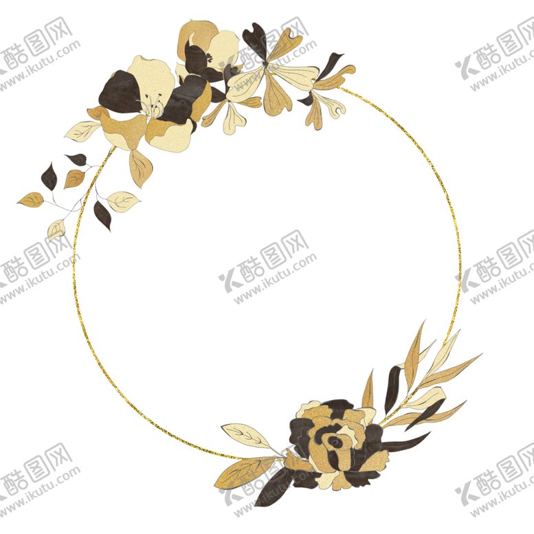 编号：55739006260806272980【酷图网】源文件下载-简约手绘花环