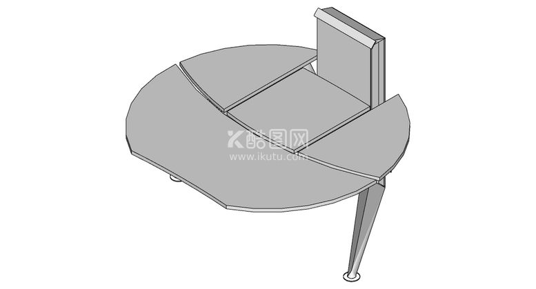 编号：19147802082304374525【酷图网】源文件下载-sketchUP草图大师 桌子