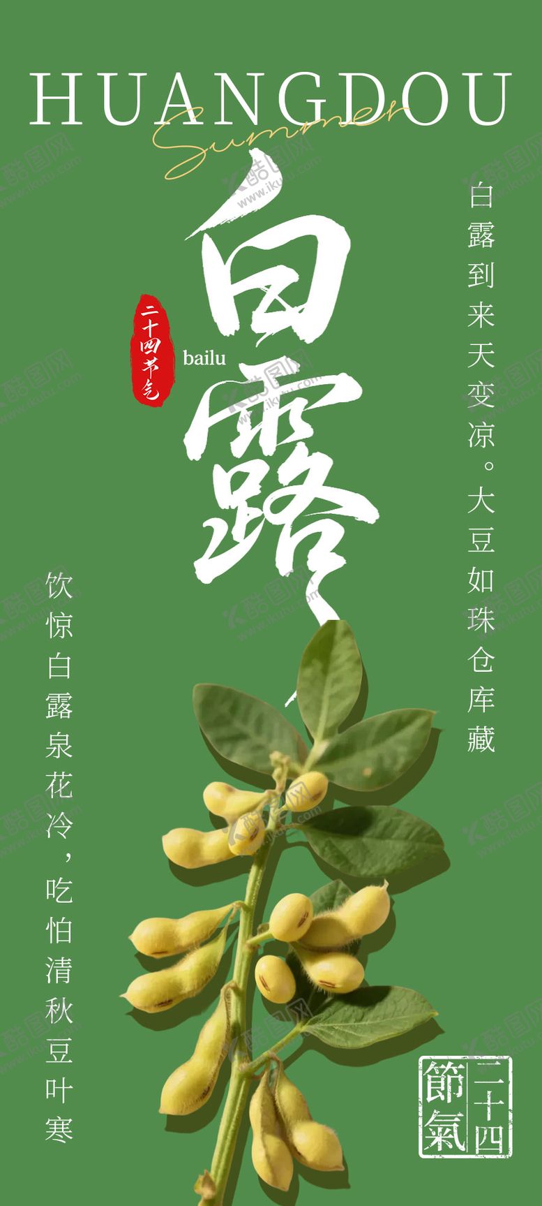 编号：72764610252306254288【酷图网】源文件下载-白露节气海报