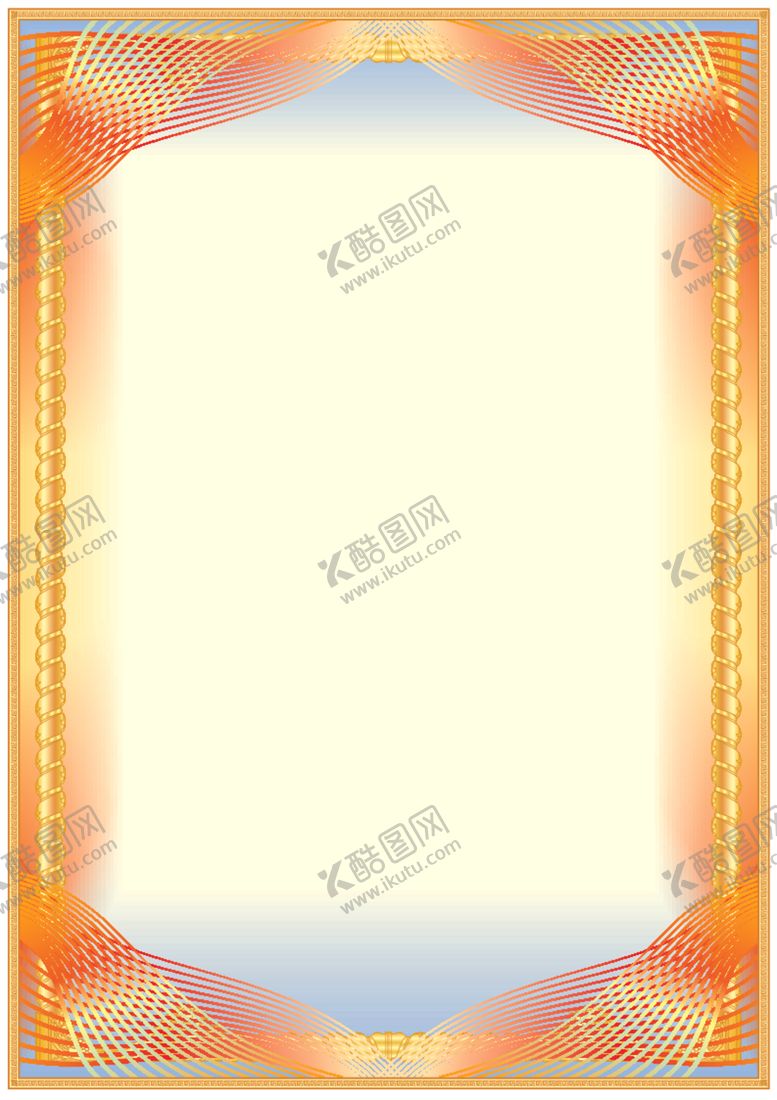 编号：92619407130822368688【酷图网】源文件下载-证书模板