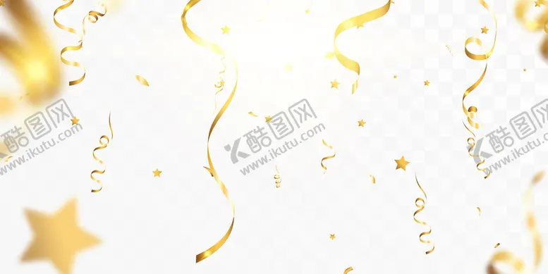 编号：54082510170950425290【酷图网】源文件下载-礼花丝带