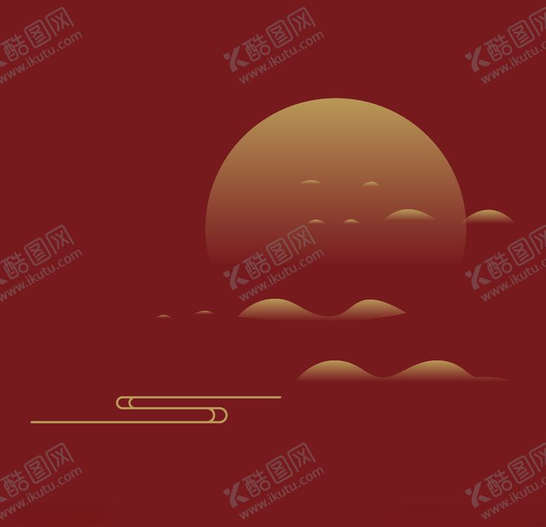 编号：21777109292024568597【酷图网】源文件下载-中国风素材山水画复古素材