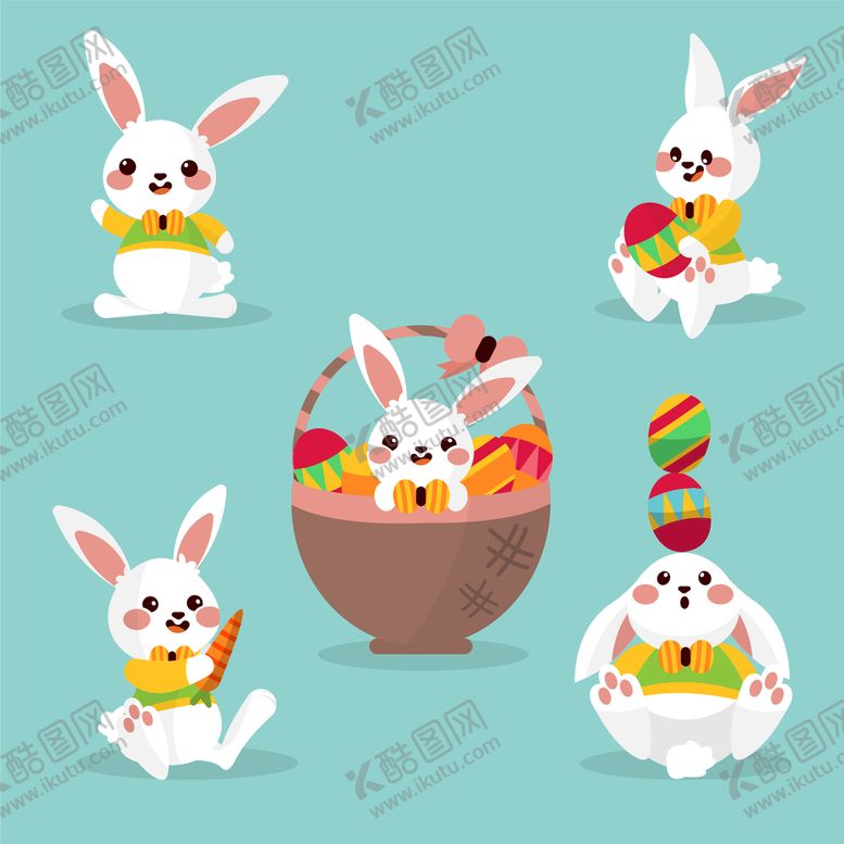 编号：85458911051841071205【酷图网】源文件下载-卡通可爱兔子
