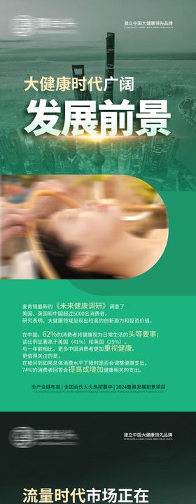 美业大健康招商加盟海报