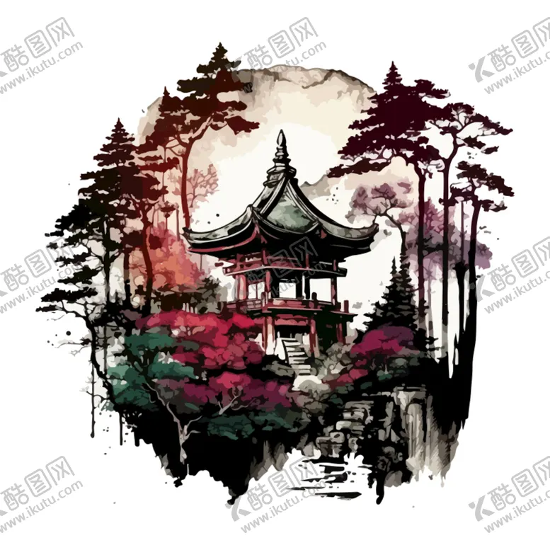 编号：18818411211049432530【酷图网】源文件下载-水彩画
