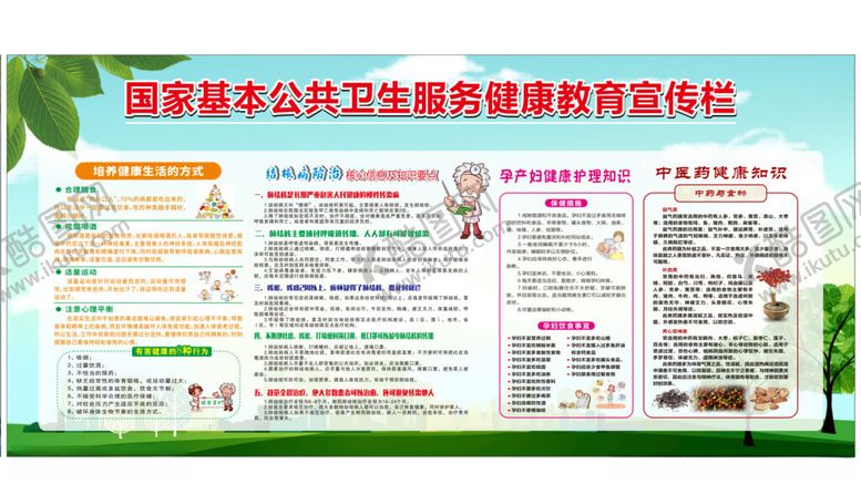 编号：66876410120813161685【酷图网】源文件下载-健康教育宣传栏