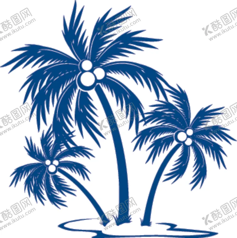 编号：69619803230945557876【酷图网】源文件下载-椰树剪影
