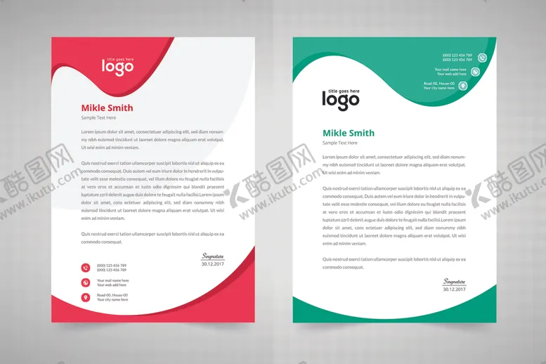 编号：42067409141721196478【酷图网】源文件下载-信笺信纸模板