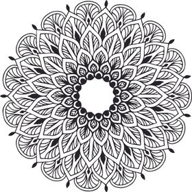 曼陀罗花纹
