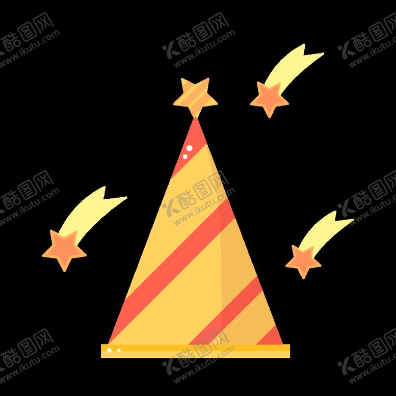 编号：59282510171409582395【酷图网】源文件下载-卡通生日帽元素 