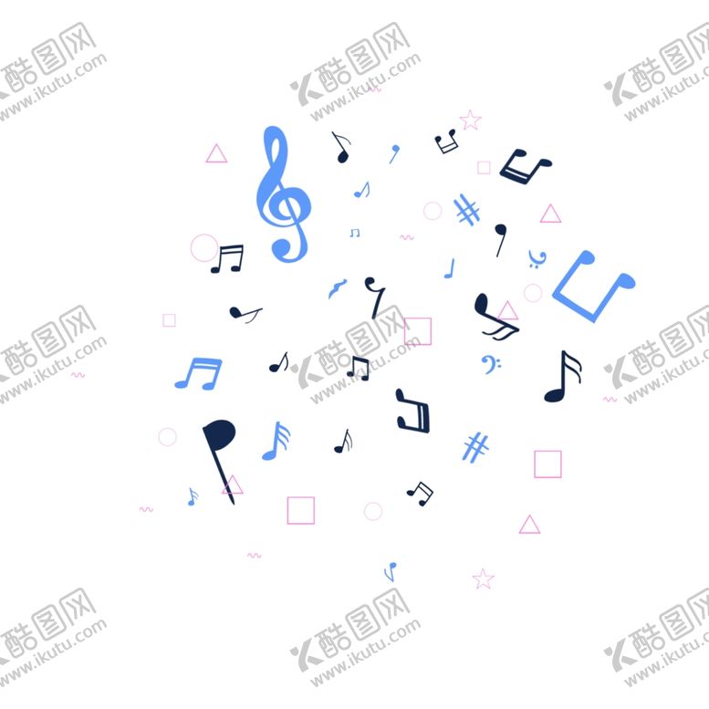 编号：74278910040333537185【酷图网】源文件下载-音符素材
