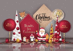 圣诞节迎宾效果