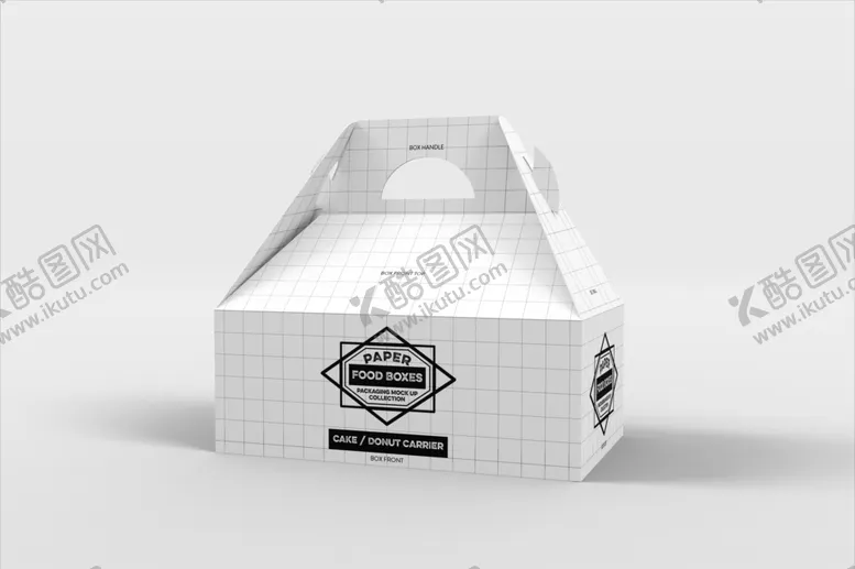 编号：88283409140907399270【酷图网】源文件下载-快餐纸盒包装样机