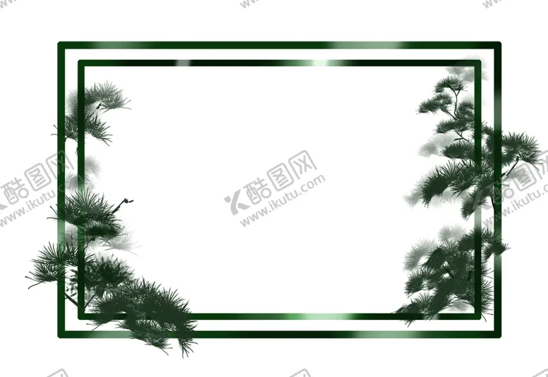 编号：87481606180022426009【酷图网】源文件下载-水墨中国风迎客松
