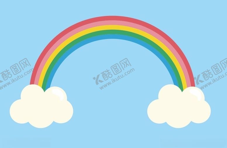 编号：45662705092316452259【酷图网】源文件下载-矢量卡通彩虹