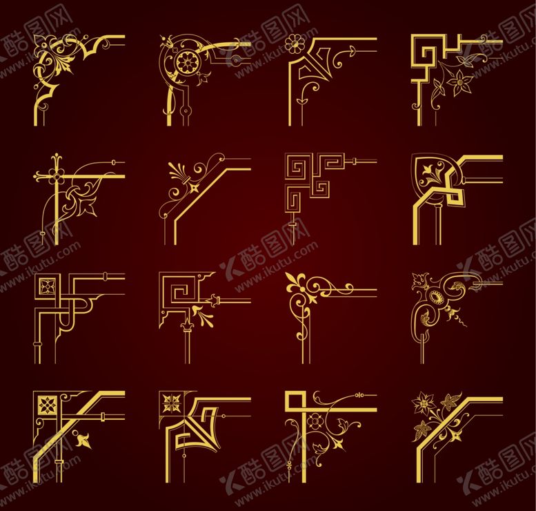 编号：73587209202347225750【酷图网】源文件下载-金色边框