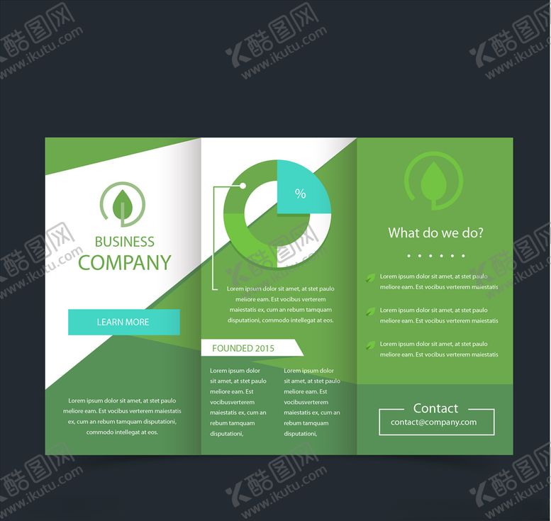 编号：50532609091935117702【酷图网】源文件下载-企业公司三折页素材