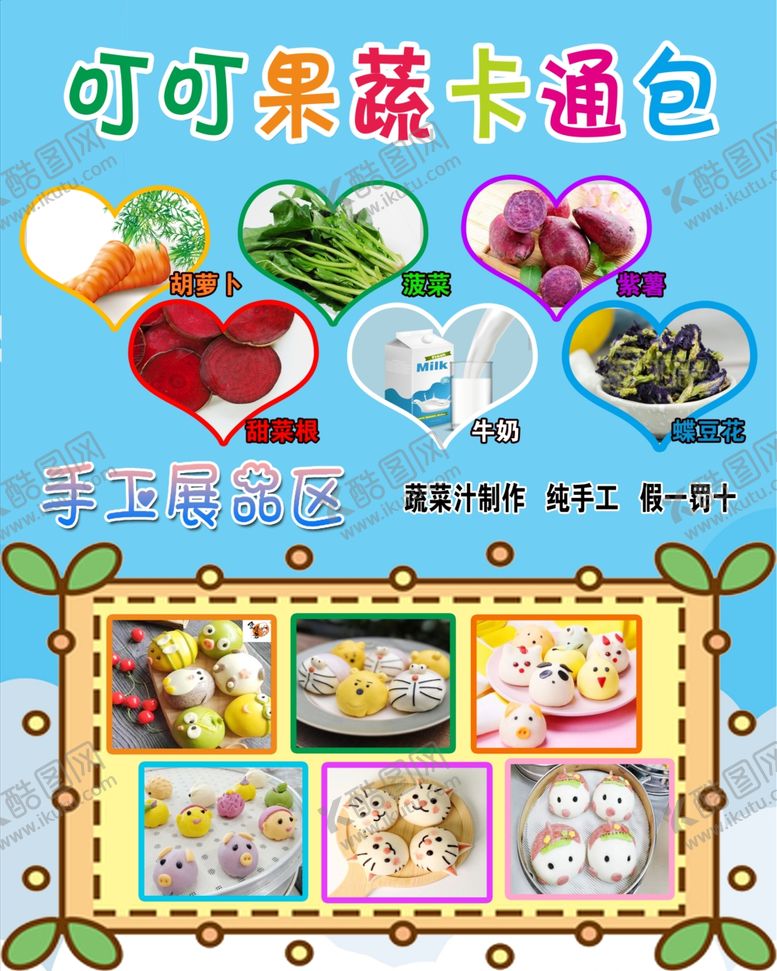 编号：34440505111533075318【酷图网】源文件下载-果蔬卡通包展板