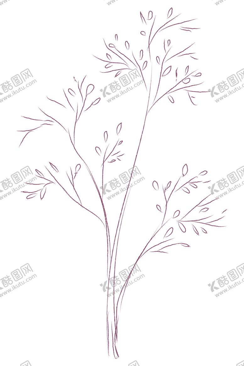 编号：51188110182159436716【酷图网】源文件下载-植物手绘水彩