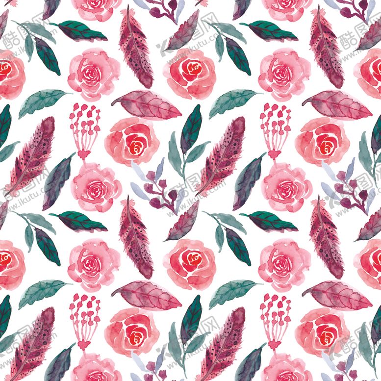 编号：49092210290257479171【酷图网】源文件下载-花卉底纹