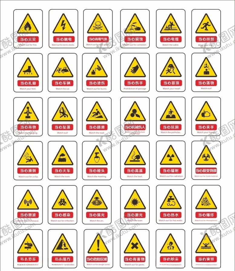 编号：75474405060131504887【酷图网】源文件下载-机械安全标识