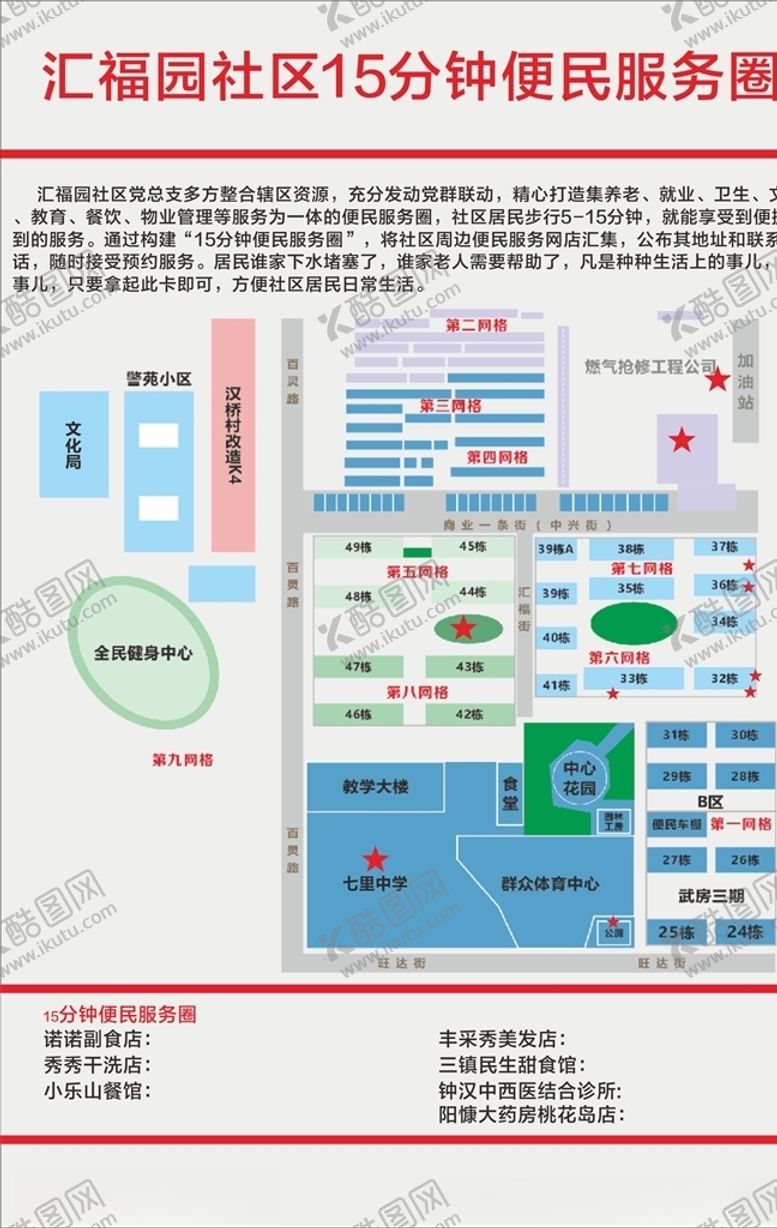 编号：61201209171809546908【酷图网】源文件下载-汇福园15分钟便民圈