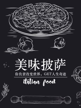 编号：14063809232123052098【酷图网】源文件下载-美味披萨pizza海报