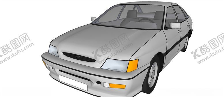 编号：90710809230314471762【酷图网】源文件下载-福特轿车车模型