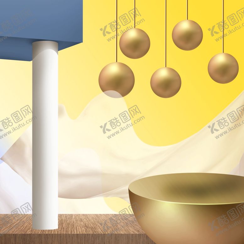 编号：26284311301933201213【酷图网】源文件下载-金属球时尚艺术挂画装饰画