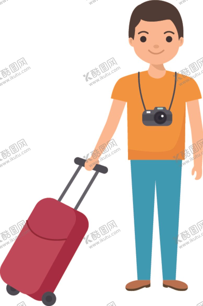 编号：81524305150302121990【酷图网】源文件下载-旅客游客