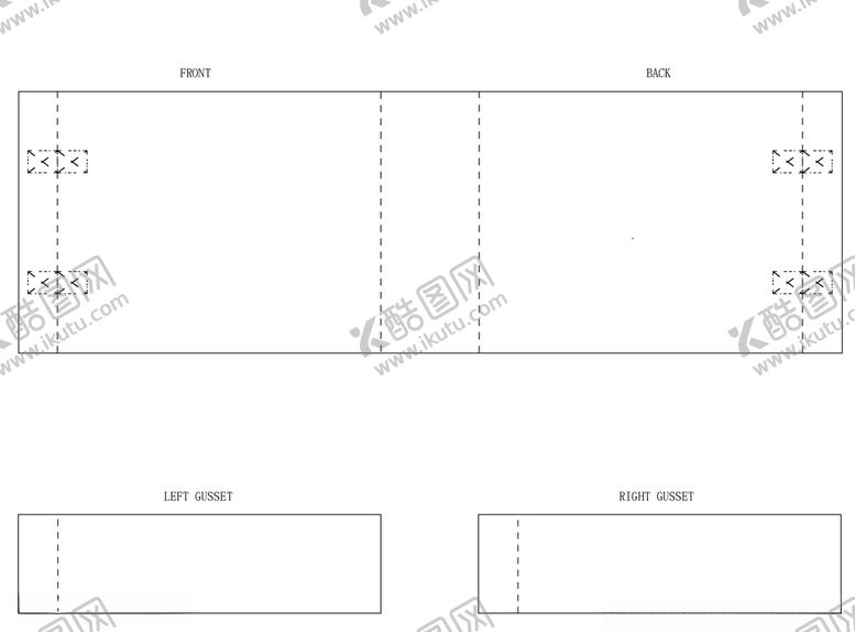 编号：71101809212200068930【酷图网】源文件下载-异型包装展开平面