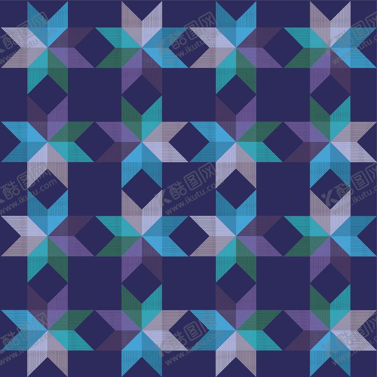 编号：80580809231516504366【酷图网】源文件下载-几何星星背景