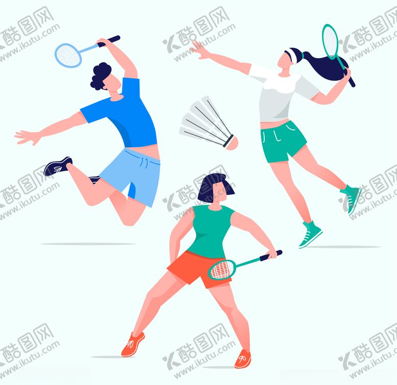 编号：63206406232315011319【酷图网】源文件下载-羽毛球